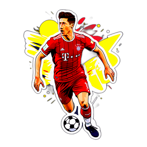 Dinamik Pozda Robert Lewandowski Sticker