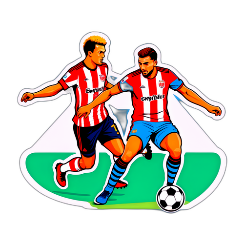 Cảnh cạnh tranh giữa cầu thủ Sunderland và Huddersfield