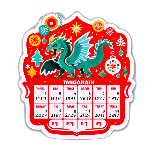 Stiker Kreatif Kalender 'Tanggal Merah'