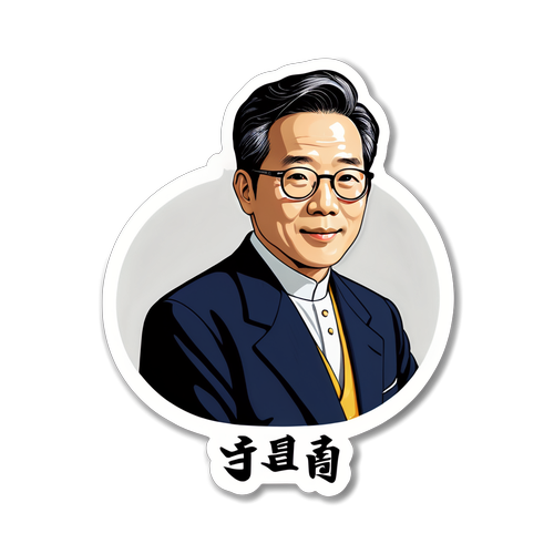 이순재의 작품을 기념하는 클래식 스티커, 팬들을 사로잡다! 폭발적 인기!