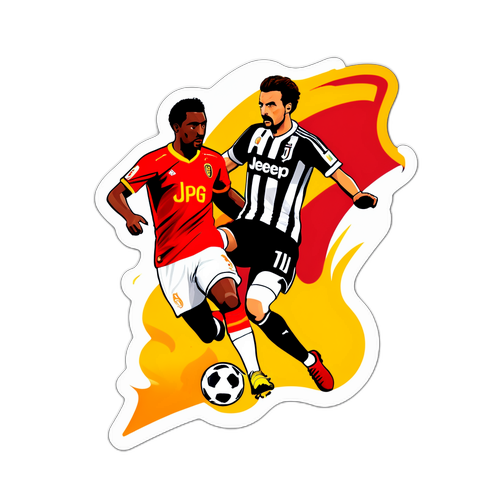 尤文圖斯與加拉塔沙雷的比賽場景