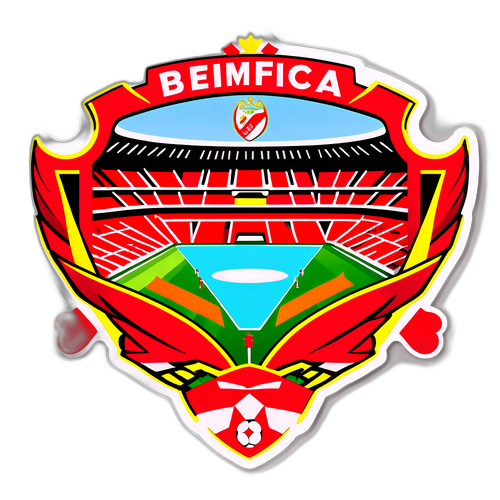 Артефакт стадіону, де відбувся матч між Бенфікою та Реалом