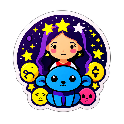 별자리 캐릭터 스티커