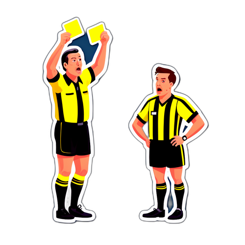 Wasit Keliru dengan Kad Kuning