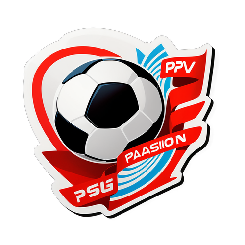 PSV Sticker met logo en slogan