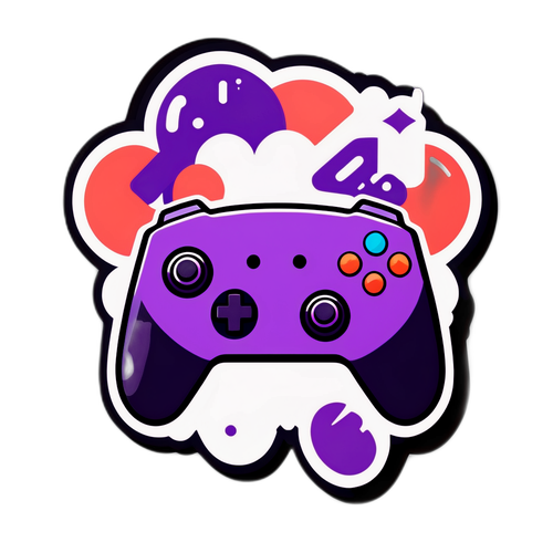 Logo Twitch Animasi dengan Pengawal Permainan