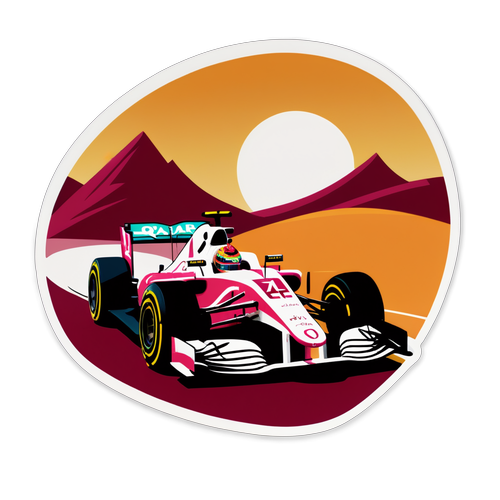 Stiker Perayaan GP F1 Qatar