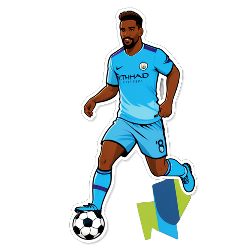 Sticker Man. City Vibrant