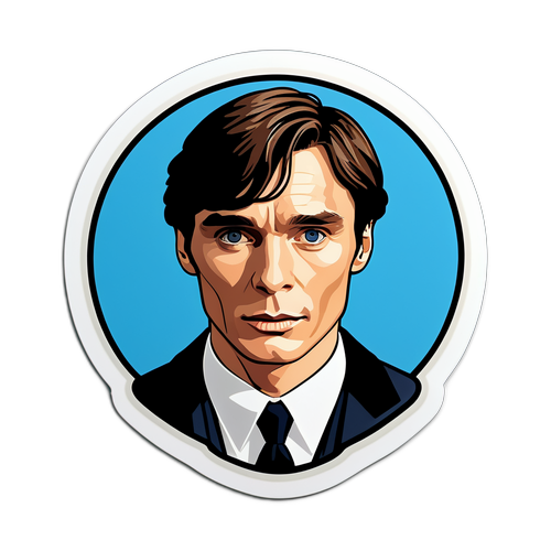 Autocollant de Cillian Murphy dans un rôle emblématique