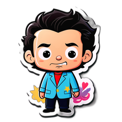 מדבקה מצחיקה עם טום אבני