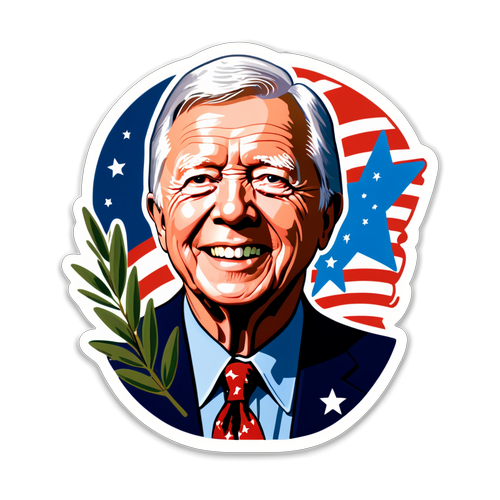 Jimmy Carter med olivenkvist