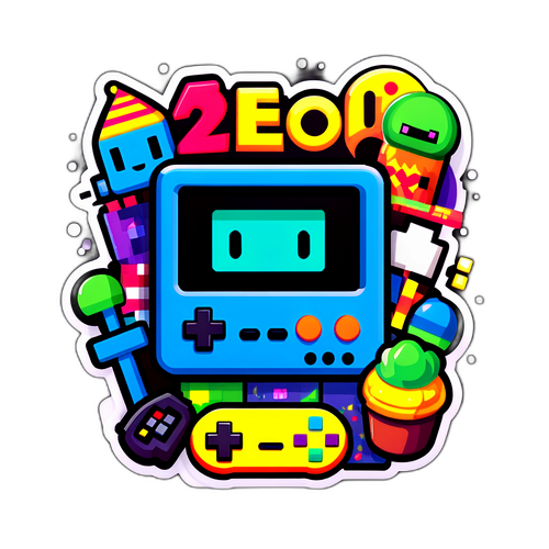 Retro Gaming Festival Sticker til Gamescom 2025