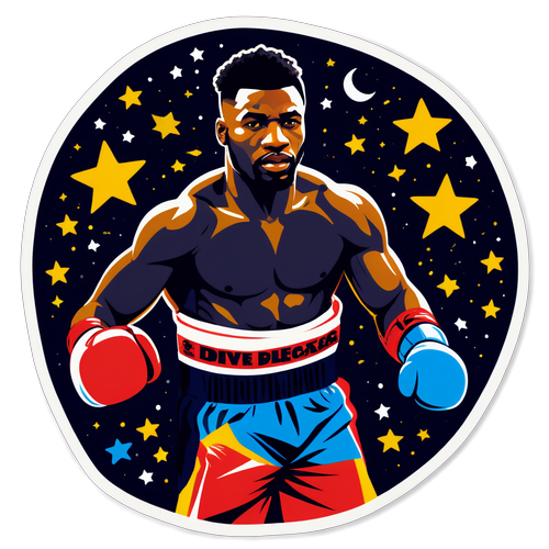 Boxing Champion Efe Ajagba Sticker
