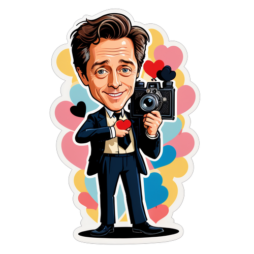 Hugh Grants Romantiske Karikatur