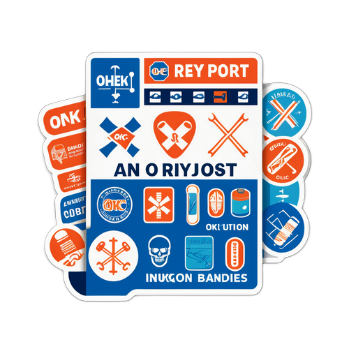 Sticker na May Temang Ulat ng Pinsala