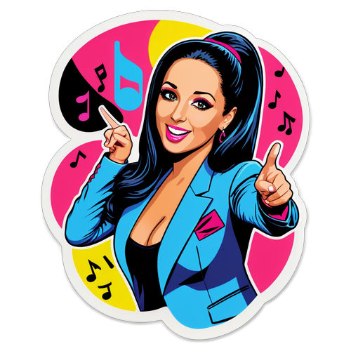 Vibrant Tribute to a Pop Icon: Tulisa Contostavlos