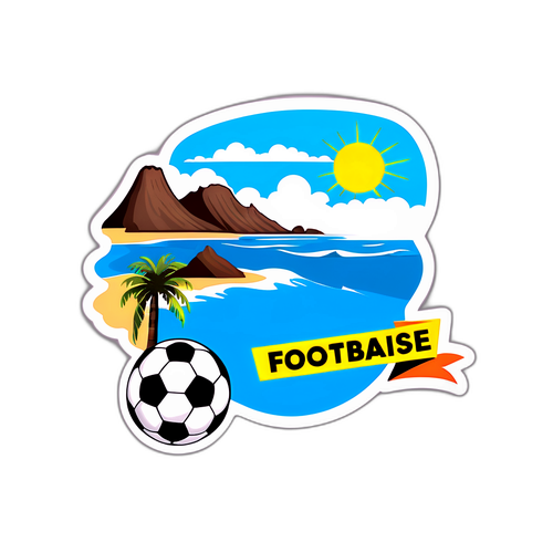 Sticker de Cabo Verde: Fútbol en el Paraíso