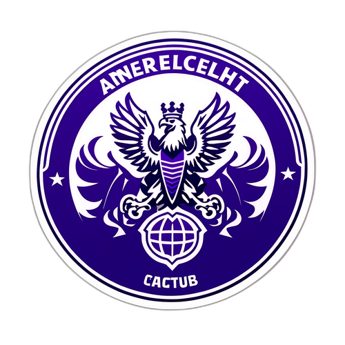 Sticker van een spannende sfeer tijdens een Anderlecht-wedstrijd