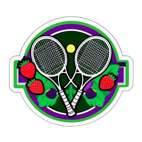 Κλασικό αυτοκόλλητο Wimbledon 2025