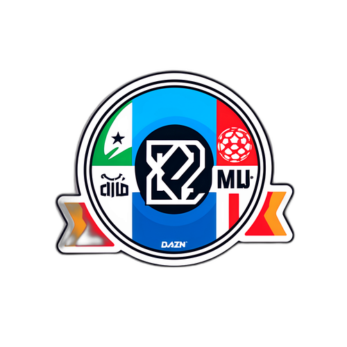 Moderne DAZN Klub VM Klistremerke