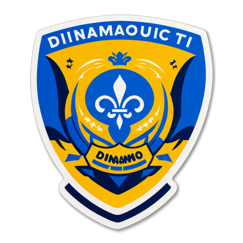 Sticker Motivațional pentru Fanii Dinamo București