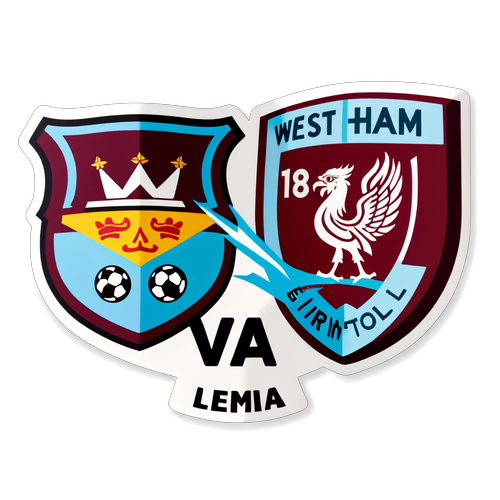 West Ham vs Liverpool Rivalry Klistermerke