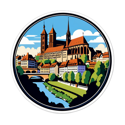 Peisaj cu Strasbourg - Lyon