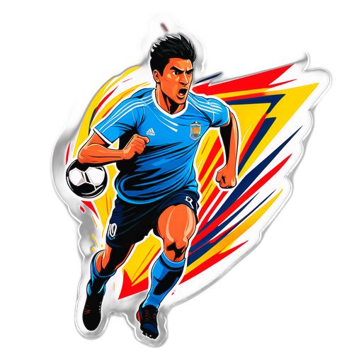Disenyo ng Manlalaro sa Soccer na Tumakbo