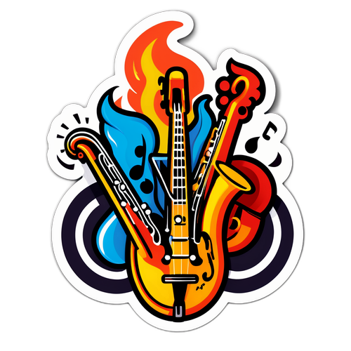 Jazz vs Heat Energy Sticker