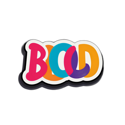 BOLD na Sticker