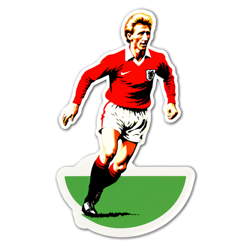 Sticker ya Denis Law: Mwanamichezo wa Vintage