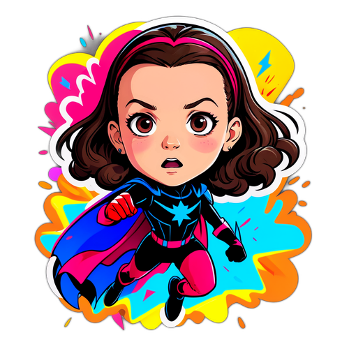 Superbohaterka w stylu anime