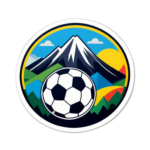 Sticker de Naturaleza y Fútbol Ecuatoriano