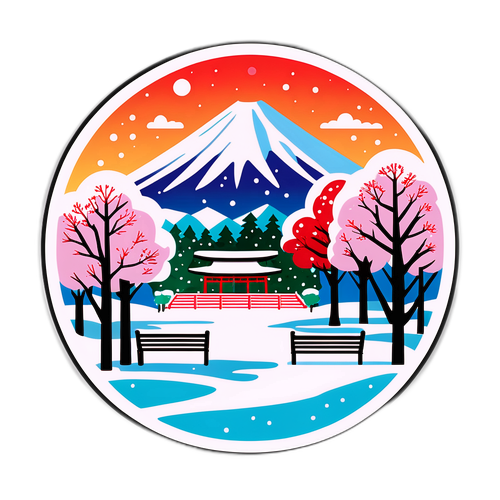 札幌大通公園の雪景色