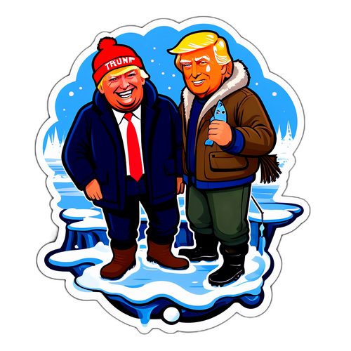 Trump e Putin a pesca sul ghiaccio in Alaska