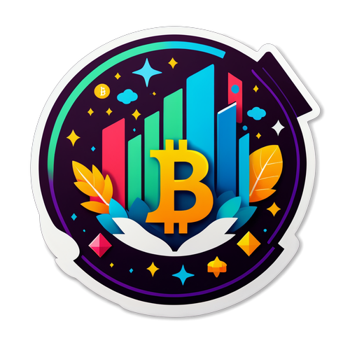 Adesivo do Mercado Financeiro