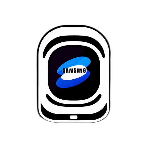 세련된 기술 아이콘 스티커 디자인