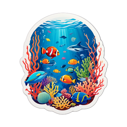 Dreamy Underwater Paradise Sticker
