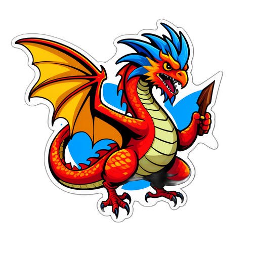 Незвичайна пташка, що схожа на дракона