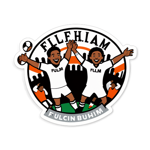 Stiker Miinta Fulham yang Ceria