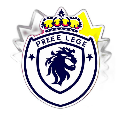 प्रीमियर लीग लोगो स्टिकर डिजाइन