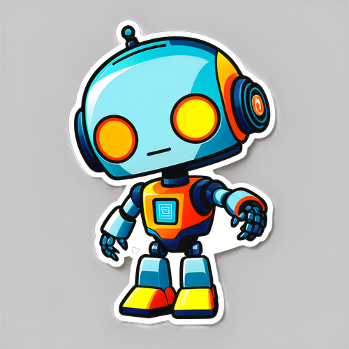 Netcompany Teknisk Robot Sticker