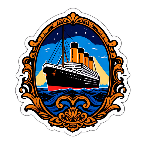 Titanic Voyage Sticker