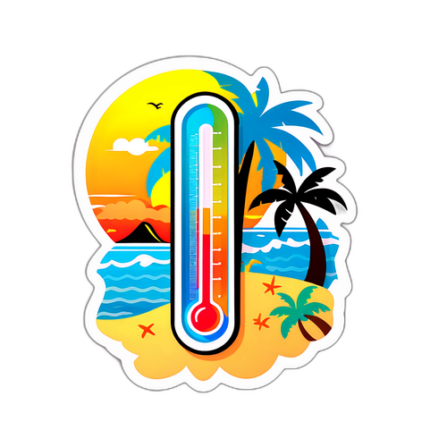 Scena di Spiaggia Soleggiata