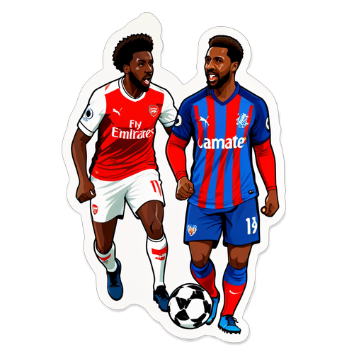 Arsenal vs Crystal Palace Sticker