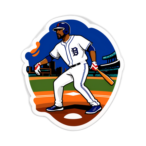 Sticker ng Dynamic na Aksyon ng MLB