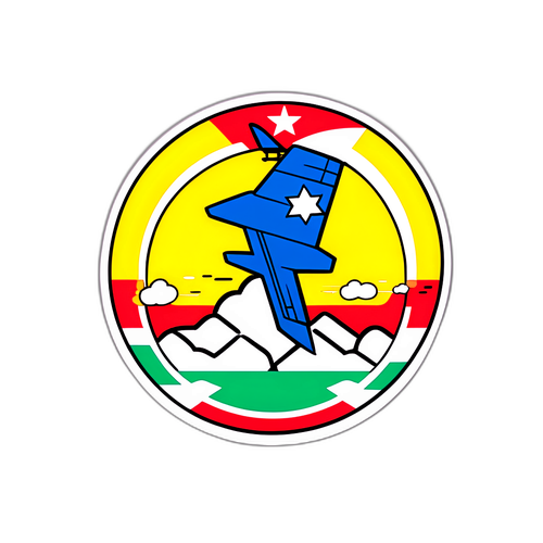 以色列对加沙空袭的和平主题贴纸