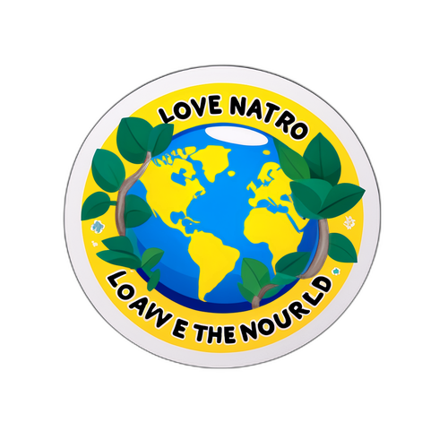 สติกเกอร์แสดงความชื่นชอบธรรมชาติของนนทบุรี