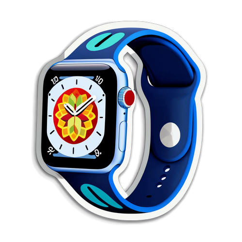 Artistieke Apple Watch 10 Sticker