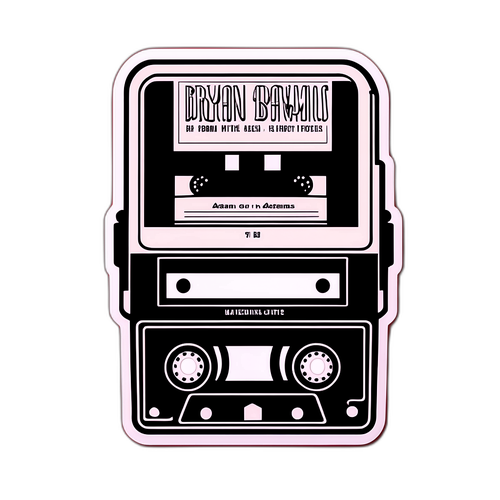 Nostalgisk klistremerke for Bryan Adams